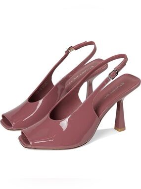 Stuart Weitzman Rose Patent Slingback Heels